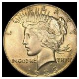1935 Silver Peace Dollar UNCIRCULATED