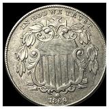 1869 Shield Nickel UNCIRCULATED