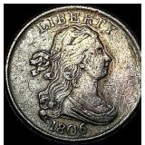 1806 Draped Bust Half Cent HIGH GRADE