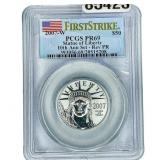 2007-W $50 Statue of Liberty 1/2oz PCGS PR69