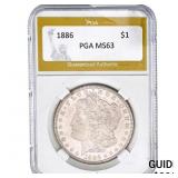 1886 Morgan Silver Dollar PGA MS63