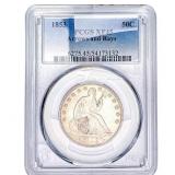 1853 Seated Liberty Half Dollar PCGS XF45 Arrows &