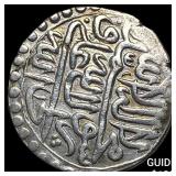 1719 Safavid Sultan Husayn SIlver Abbasi NEARLY UN