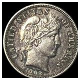 1903 Silver Barber Dime CHOICE PROOF