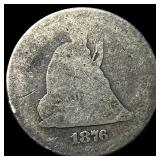 1876 Silver Seated Liberty Quarter NICELY CIRCULAT