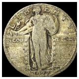 1927-S Silver Standing Liberty Quarter LIGHTLY CIR