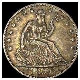 1853-O Arrows/Rays Seated Liberty Half Dollar  CL