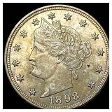 1898 Liberty Head Nickel GEM BU