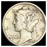 1923-S Silver Mercury Dime ABOUT UNCIRCULATED