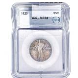 1925 Standing Liberty Quarter ICG MS64