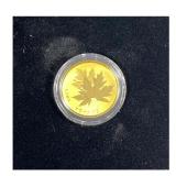 2025 1/4oz $100 Pure Gold Maple