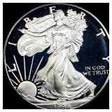 1998-P Silver American Eagle Proof $1 LIGHTLY  CI