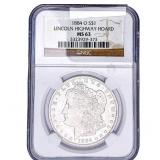 1884-O Morgan Silver Dollar NGC MS63