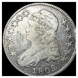 1809 Capped Bust Half Dollar LIGHTLY CIRCULATED