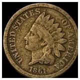 1861 Indian Head Cent NEARLY UNCIRCULATED