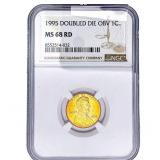 1995 Wheat Cent NGC MS68 RD