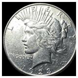 1923-S Silver Peace Dollar CLOSELY UNCIRCULATED