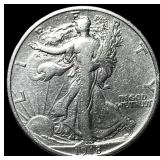 1918 Walking Liberty Half Dollar CLOSELY UNCIRCULA