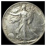 1938-D Silver Walking Liberty Half Dollar NEARLY U