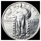 1926 Standing Liberty Silver Quarter CHOICE AU
