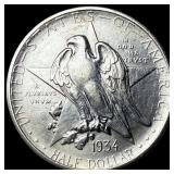 1934 Texas Silver Half Dollar CLOSELY UNCIRCULATED