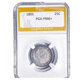 1895 Barber Quarter PGA PR66+