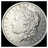 1897 Morgan Silver Dollar CHOICE AU