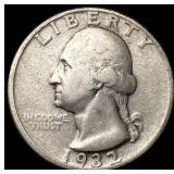 1932-D Silver Washington Quarter LIGHTLY CIRCULATE