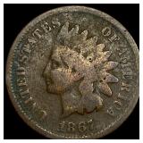 1867 Indian Head Cent NICELY CIRCULATED