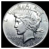 1928 Peace Silver Dollar CLOSELY UNCIRCULATED