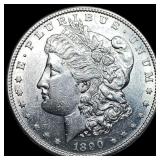 1890-S Silver Morgan Dollar CHOICE AU