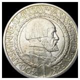 1921 Sweden Silver 2 Kroner UNCIRCULATED