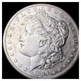 1889-S Silver Morgan Dollar NEARLY UNCIRCULATED