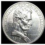 1918 Illinois Centennial Silver Half Dollar CHOICE