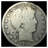 1896 Barber Half Dollar NICELY CIRCULATED