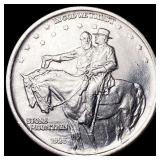 1925 Stone Mountain Silver Half Dollar CLOSELY UNC