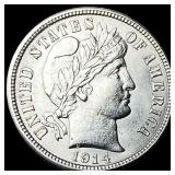 1914 Barber Dime UNCIRCULATED