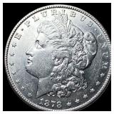 1878-S Silver Morgan Dollar CLOSELY UNCIRCULATED