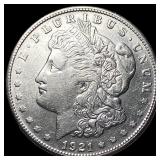 1921-S Silver Morgan Dollar CHOICE AU