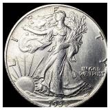 1935-S Silver Walking Liberty Half Dollar CHOICE B