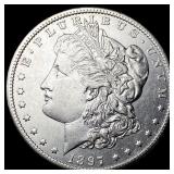 1897-O Silver Morgan Dollar CHOICE AU
