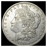 1891-O Silver Morgan Dollar NEARLY UNCIRCULATED