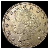 1886 Liberty Head Nickel CLOSELY UNCIRCULATED
