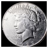 1923-S Silver Peace Dollar CLOSELY UNCIRCULATED