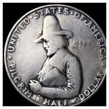 1920 Silver Pilgrim Half Dollar NICELY CIRCULATED