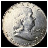 1949 Franklin Half Dollar UNCIRCULATED