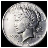 1921 Silver Peace Dollar CLOSELY UNCIRCULATED