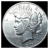 1927 Peace Silver Dollar CHOICE AU