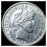1904-S Silver Barber Dime UNCIRCULATED