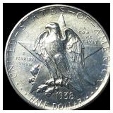1938 Silver Half Dollar Texas Centennial GEM BU